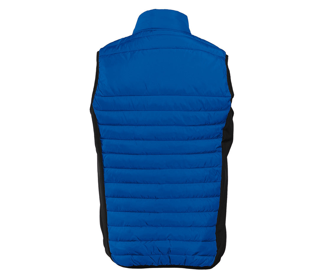 Bodywarmer Bi-Matière Femme - Royal/black