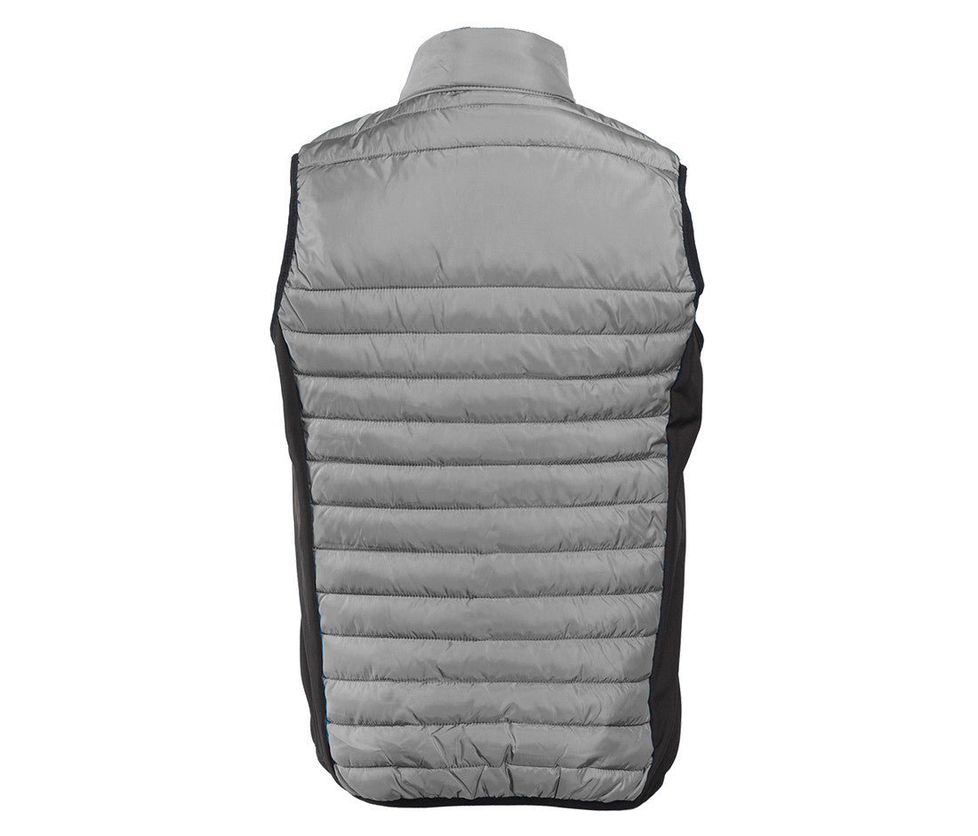 Bodywarmer Bi-Matière Femme - Silver/black