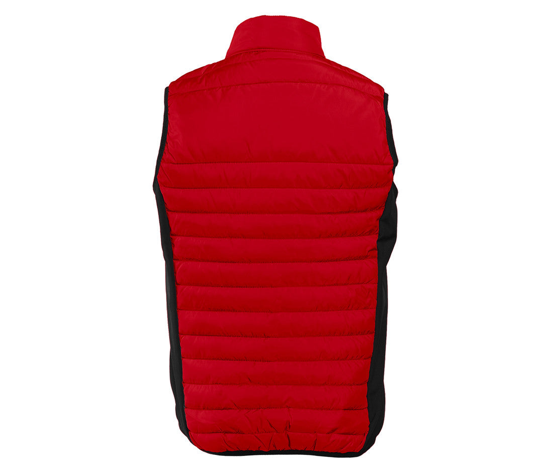 Bodywarmer Bi-Matière Femme - Red/black