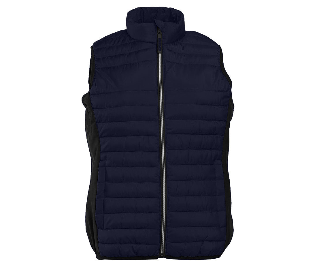 Bodywarmer Bi-Matière Femme - Navy/black