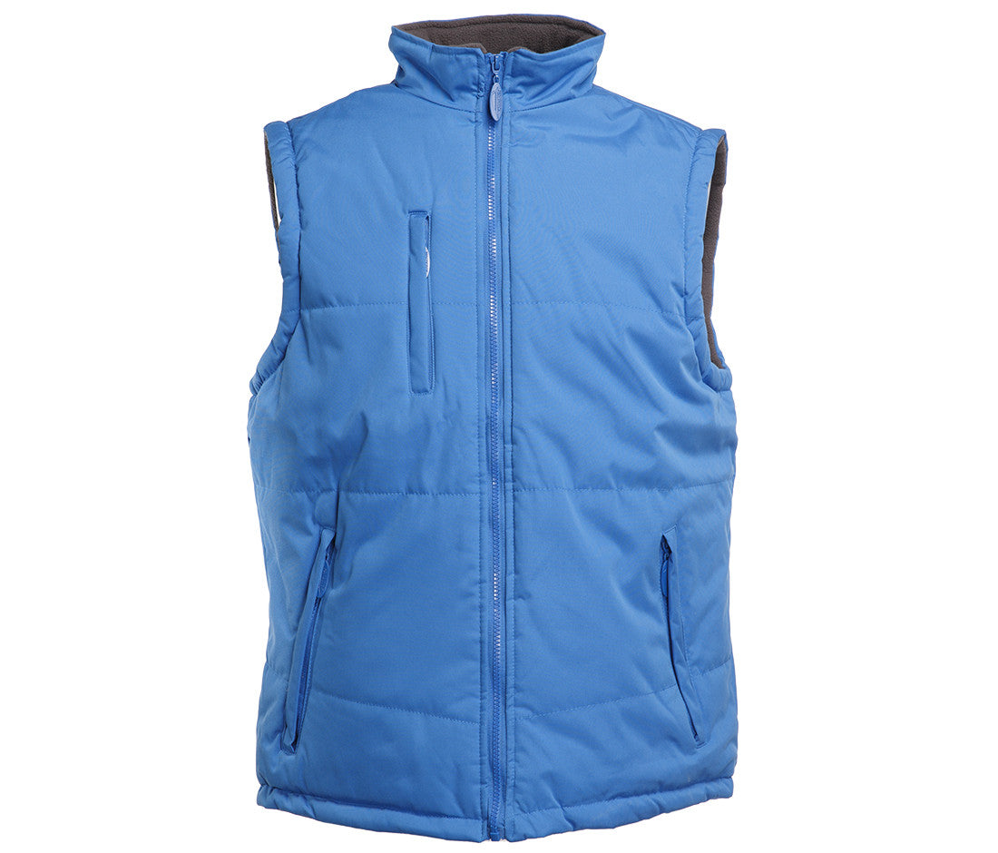 Bodywarmer Matelassé et Polaire - Royal Blue