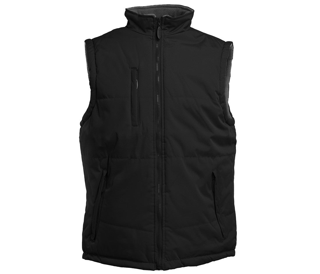 Bodywarmer Matelassé et Polaire - Black