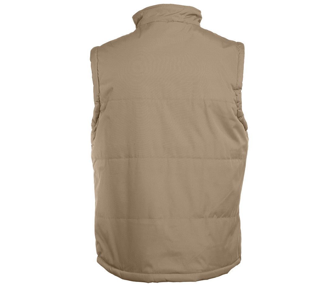 Bodywarmer Matelassé et Polaire - Beige