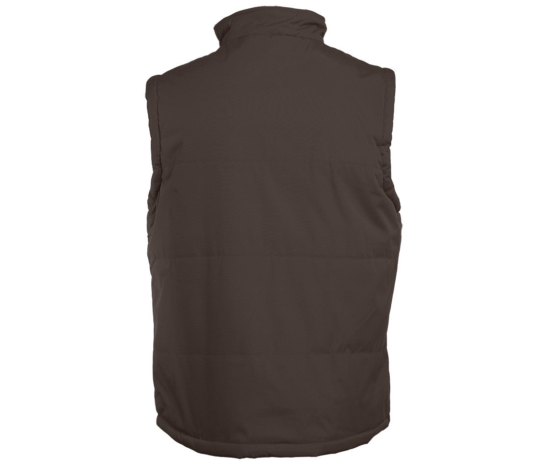 Bodywarmer Matelassé et Polaire - Brown