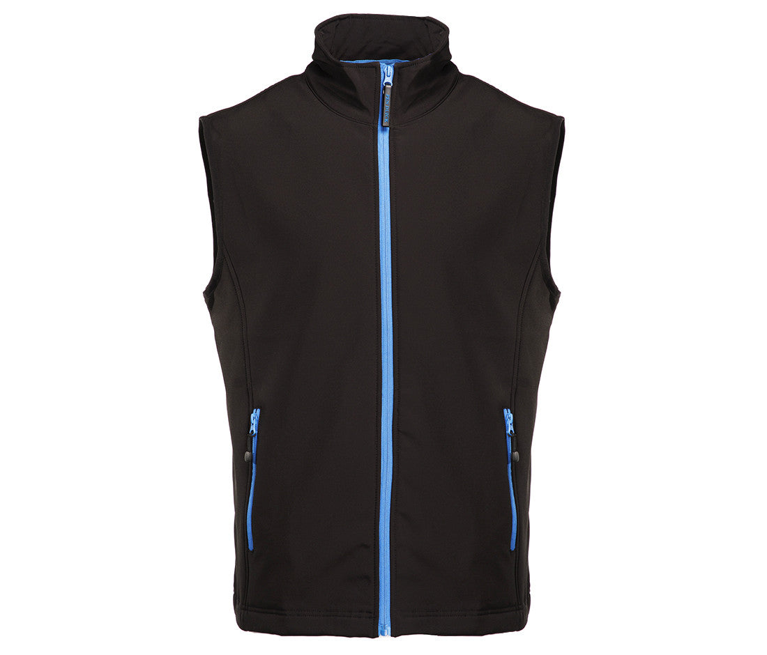 Bodywarmer Softshell 2 Couches - Black/royal