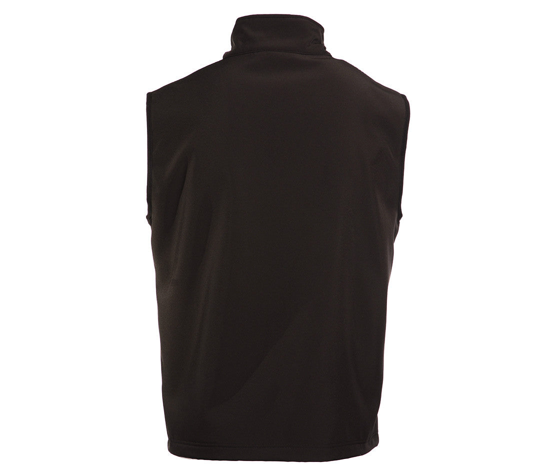 Bodywarmer Softshell 2 Couches - Black/kelly Green