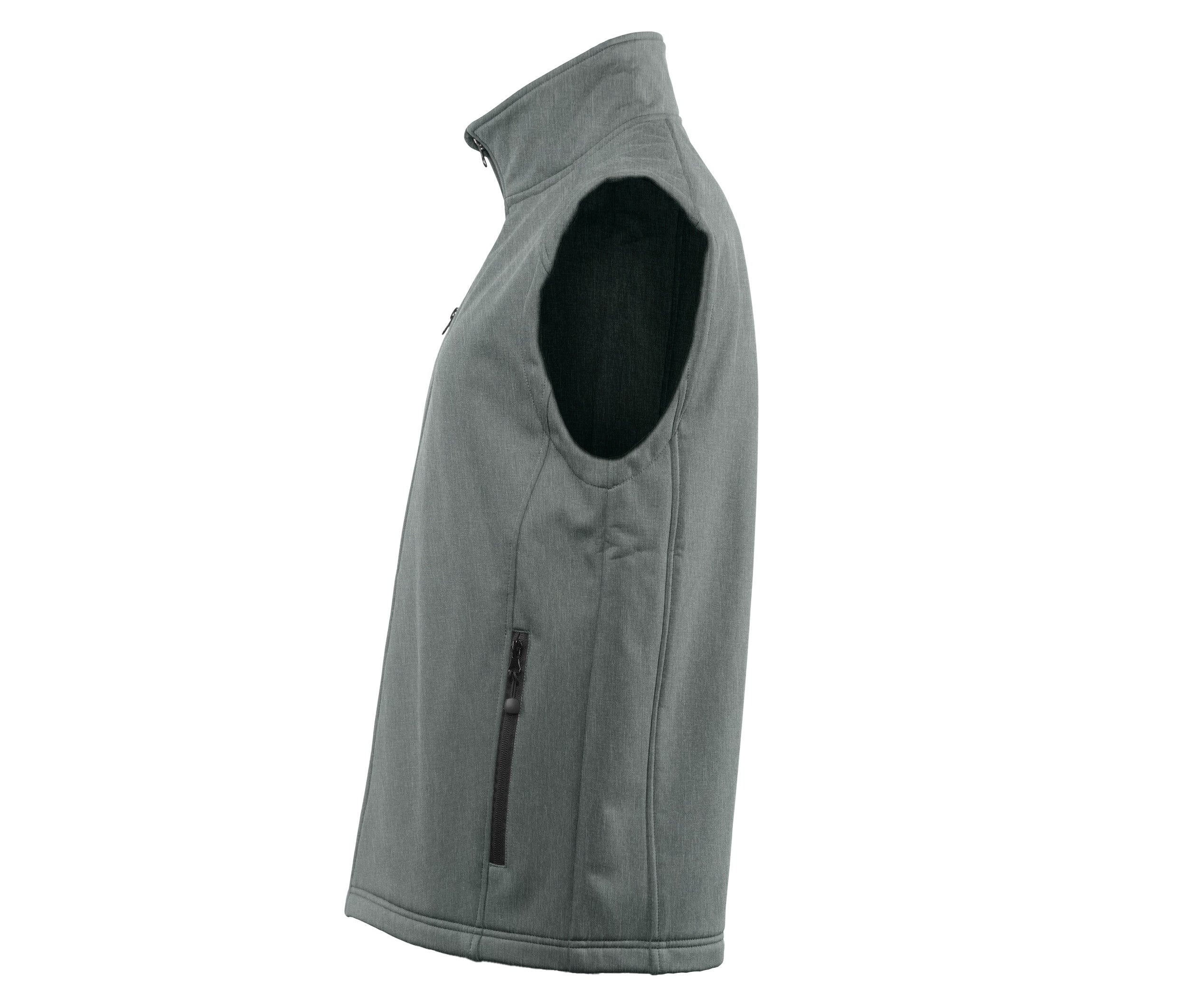 Bodywarmer Softshell 3 Couches - Heather Grey