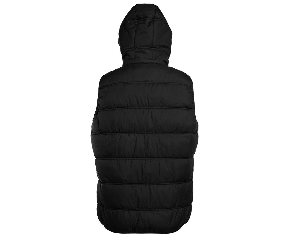 Bodywarmer Doudoune Homme Avec Capuche - Black/grey