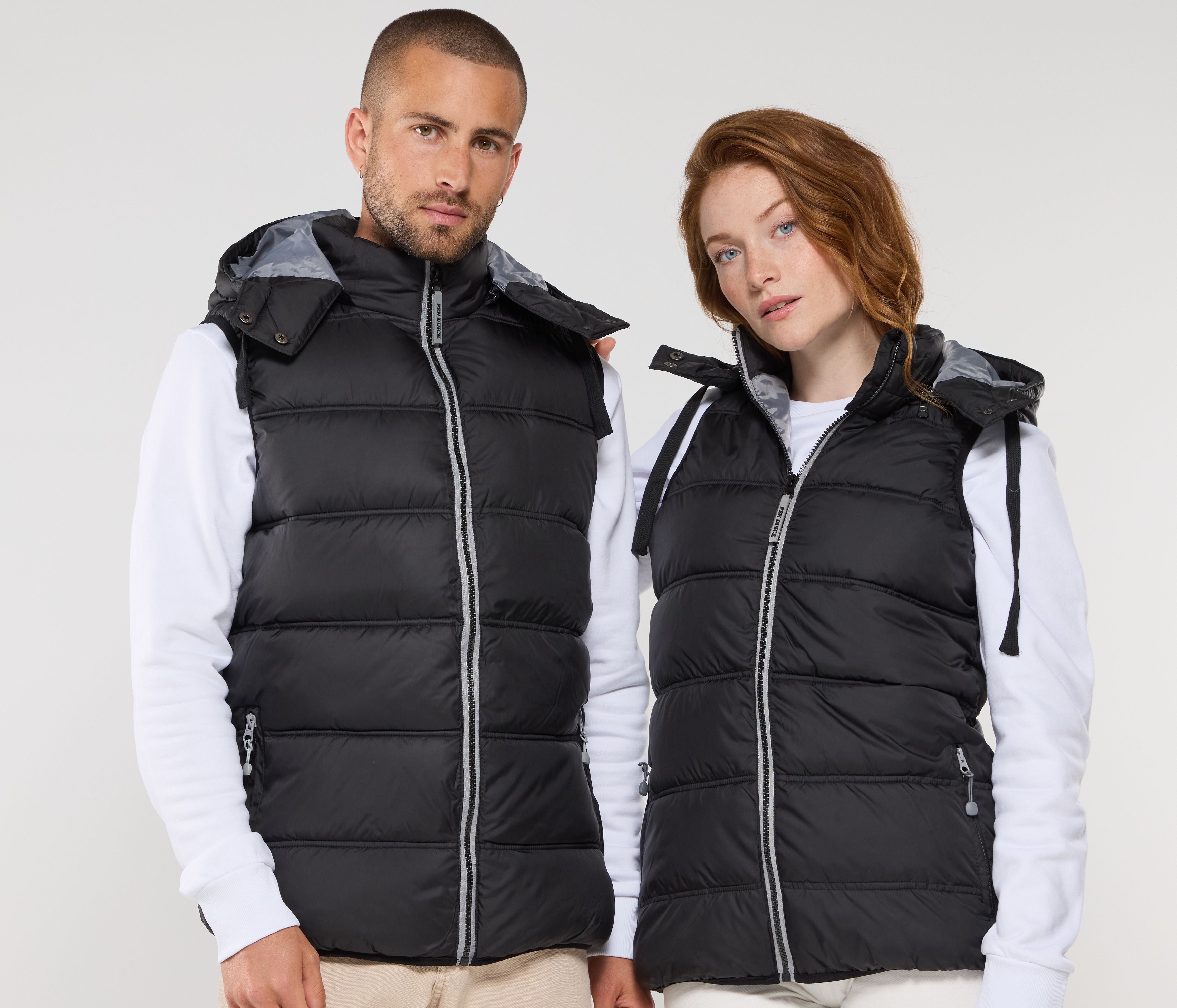 Bodywarmer doudoune homme avec capuche