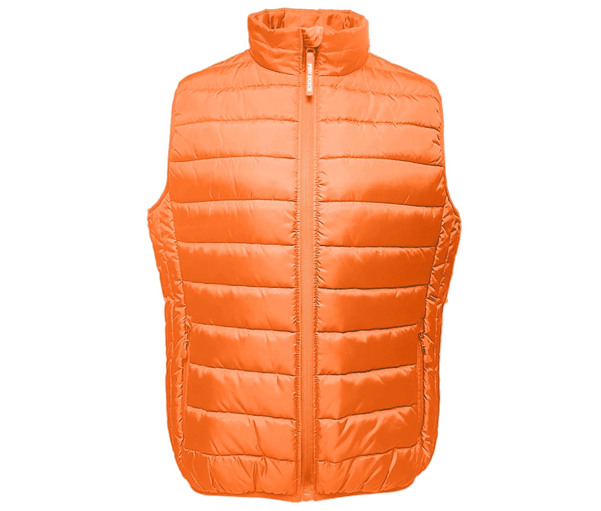 Bodywarmer Homme en Polyester Recyclé - Orange