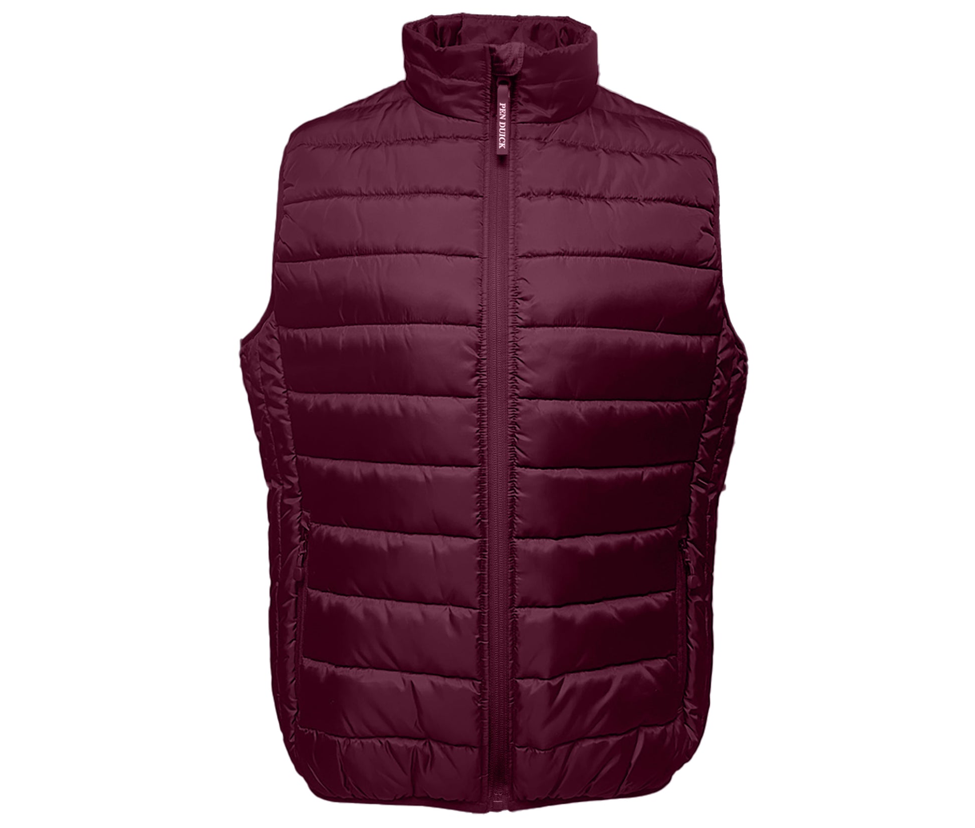 Bodywarmer Homme en Polyester Recyclé - Burgundy
