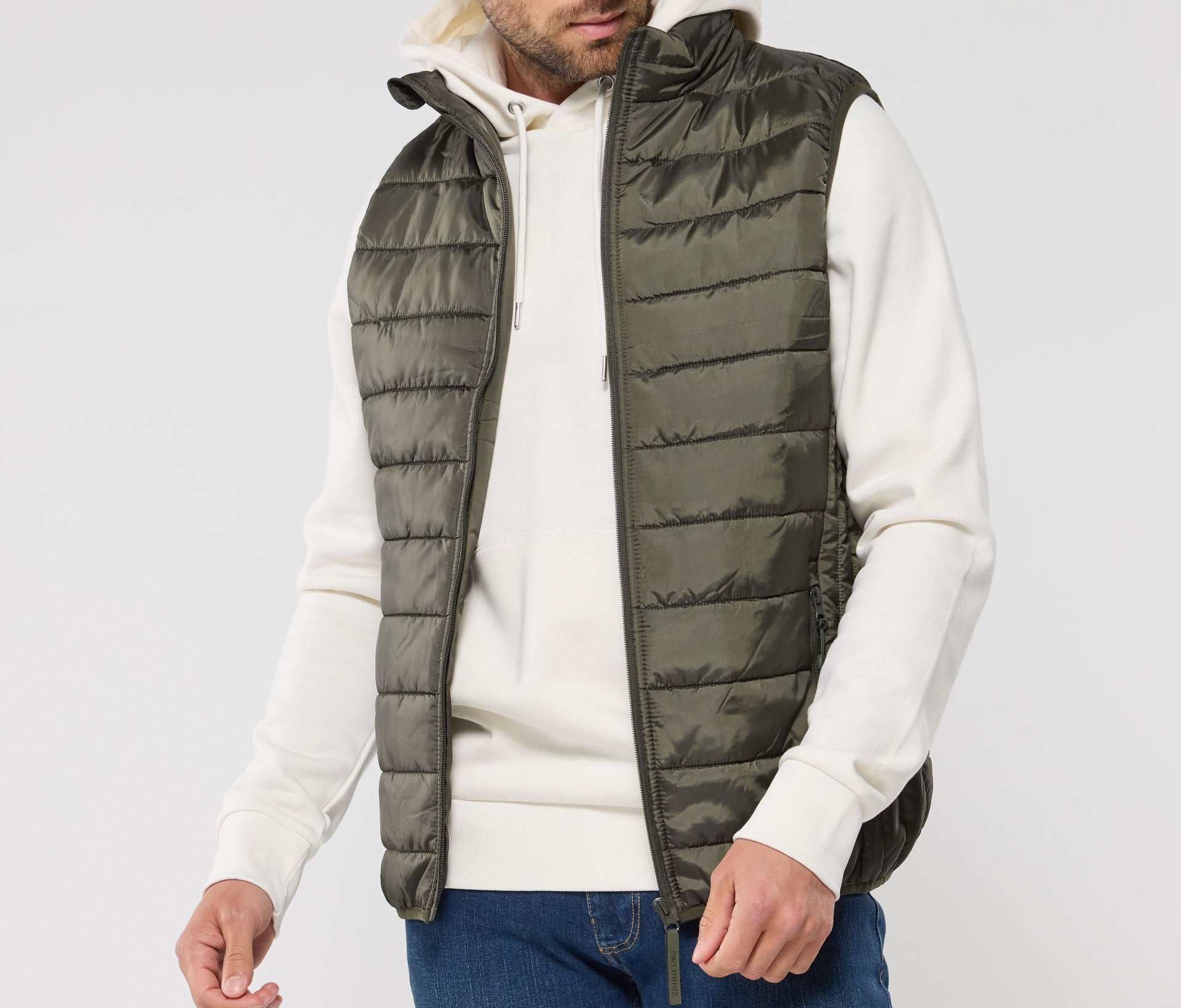 Bodywarmer homme en polyester recyclé