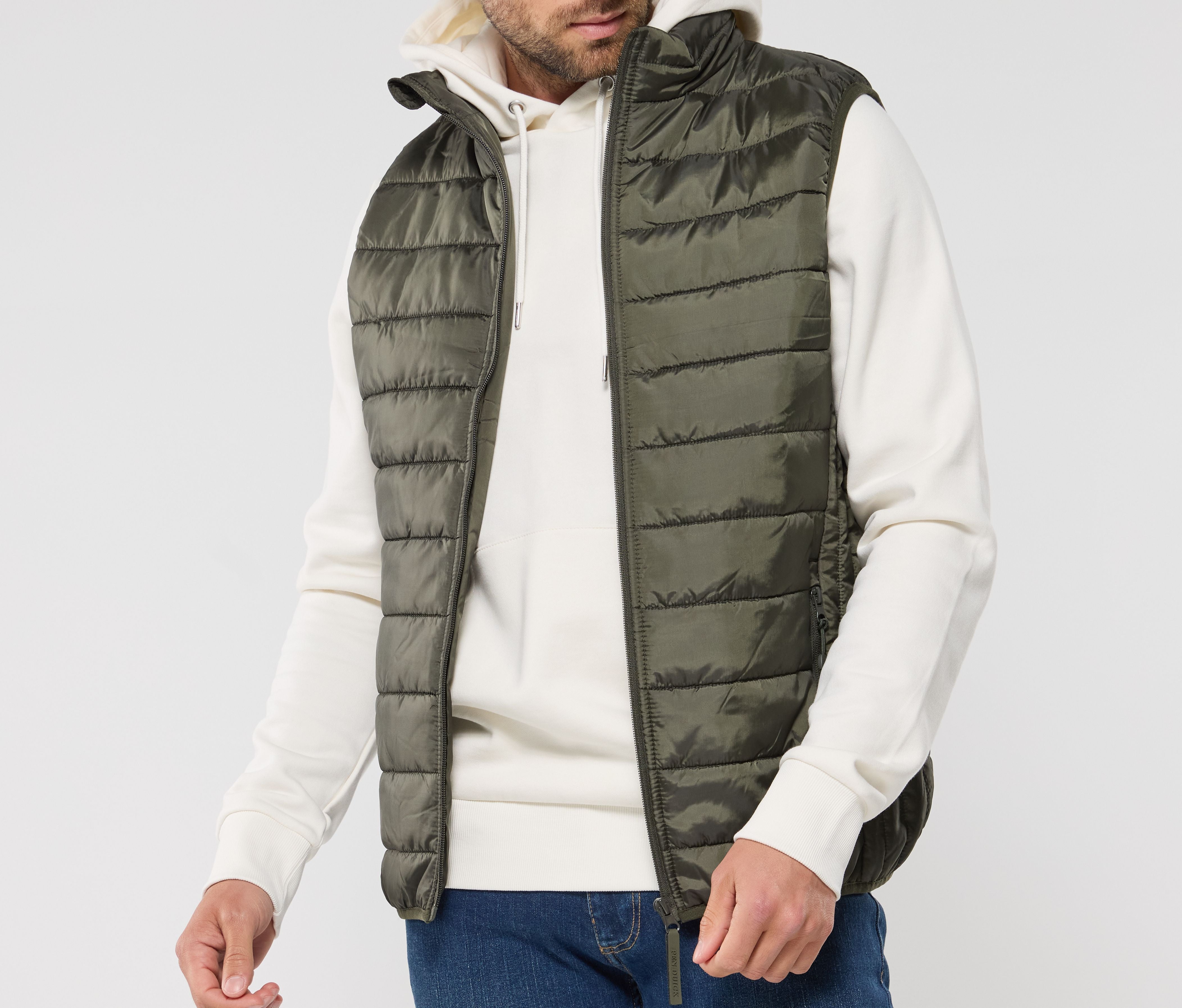 Bodywarmer homme en polyester recyclé