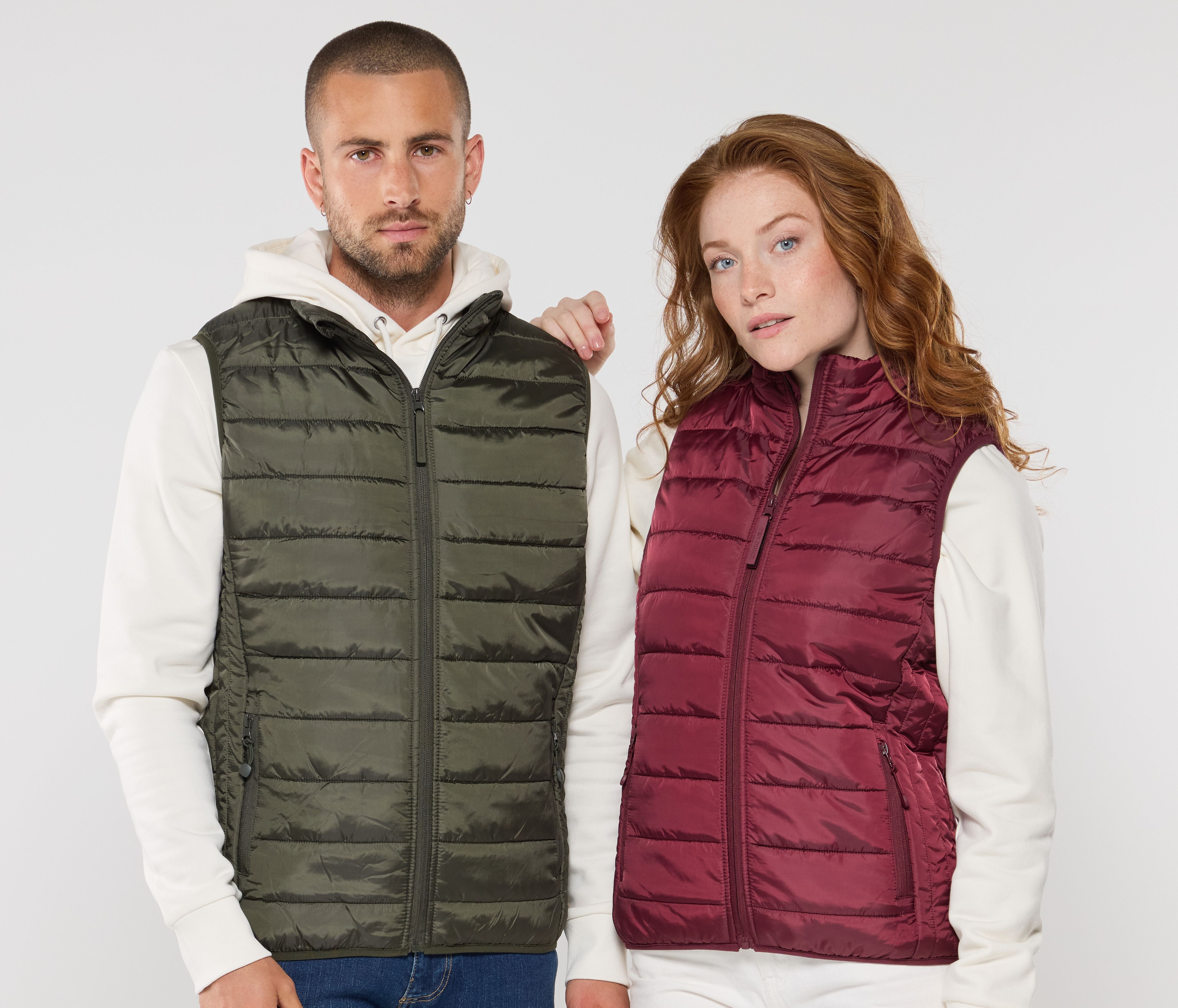 Bodywarmer homme en polyester recyclé