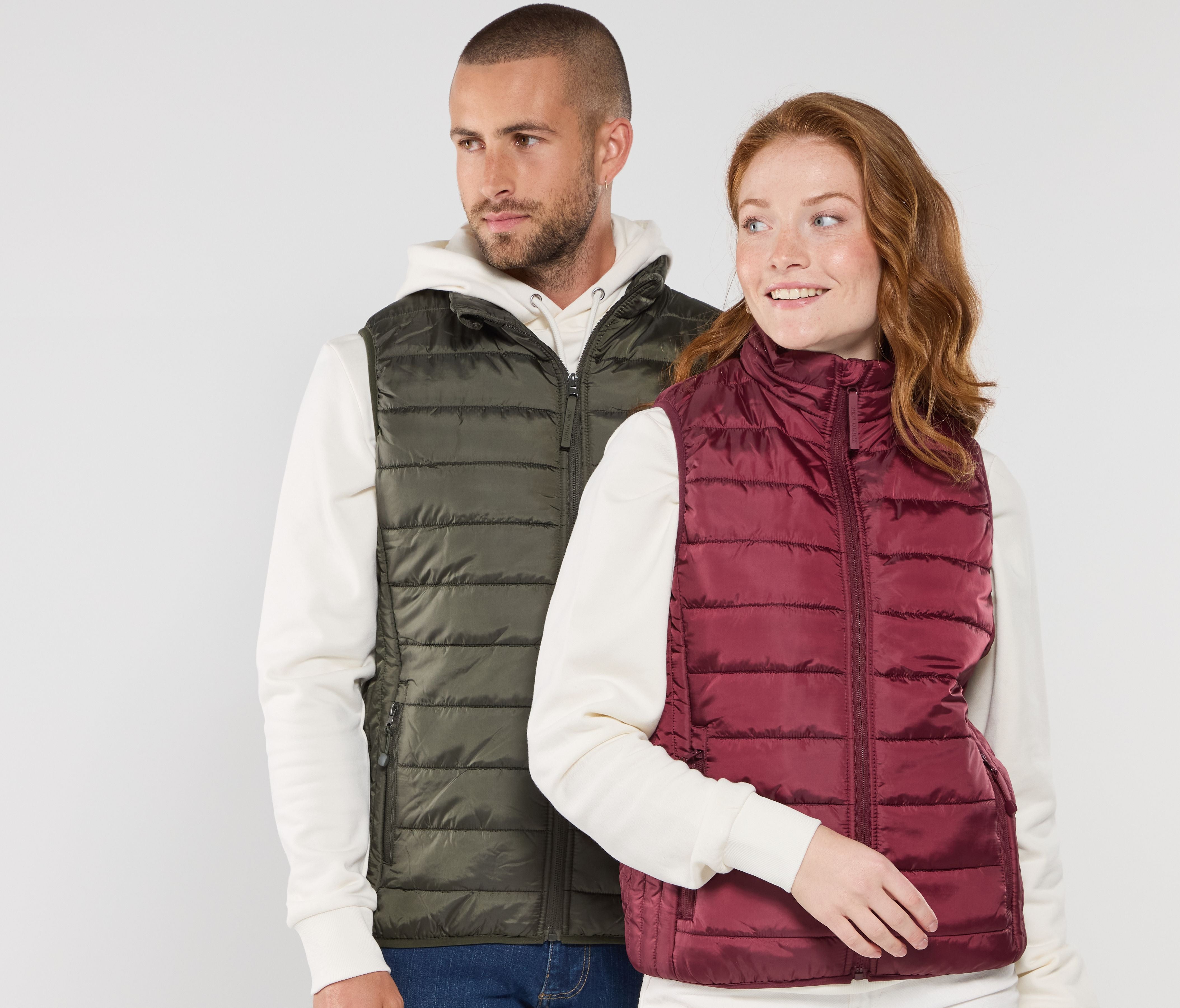 Bodywarmer homme en polyester recyclé