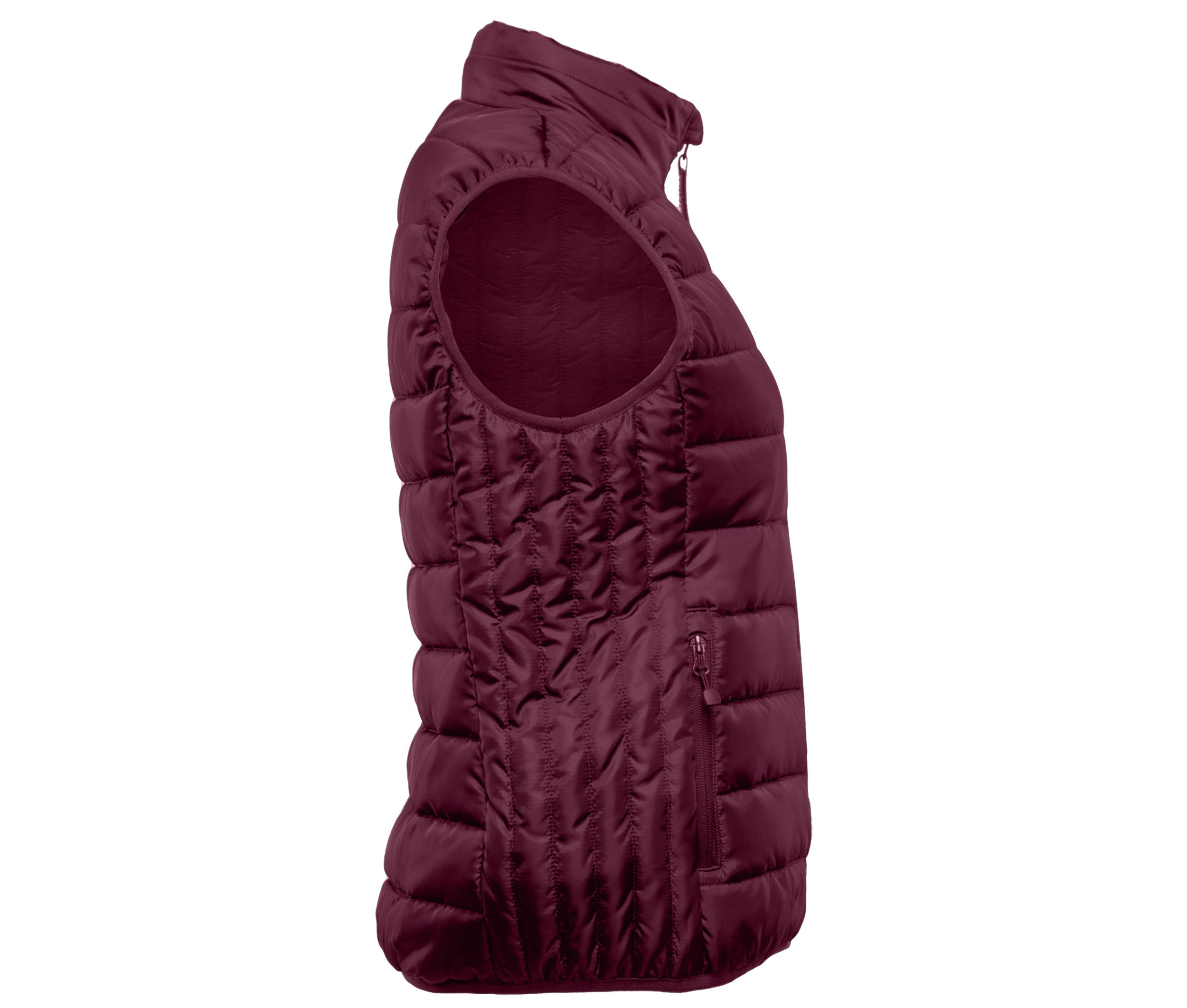 Bodywarmer Femme  en  Polyester Recyclé - Burgundy