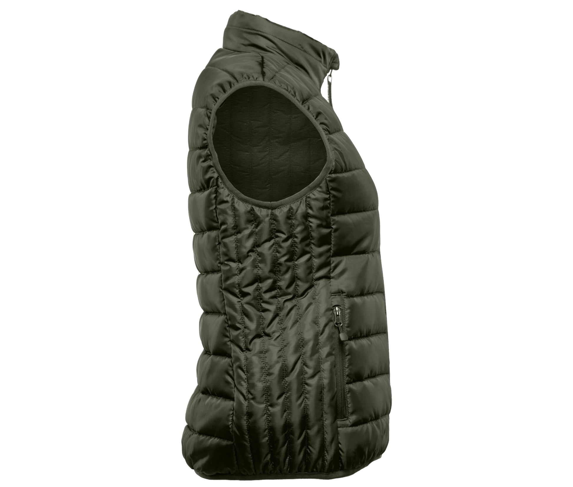 Bodywarmer Femme  en  Polyester Recyclé - Dark Olive