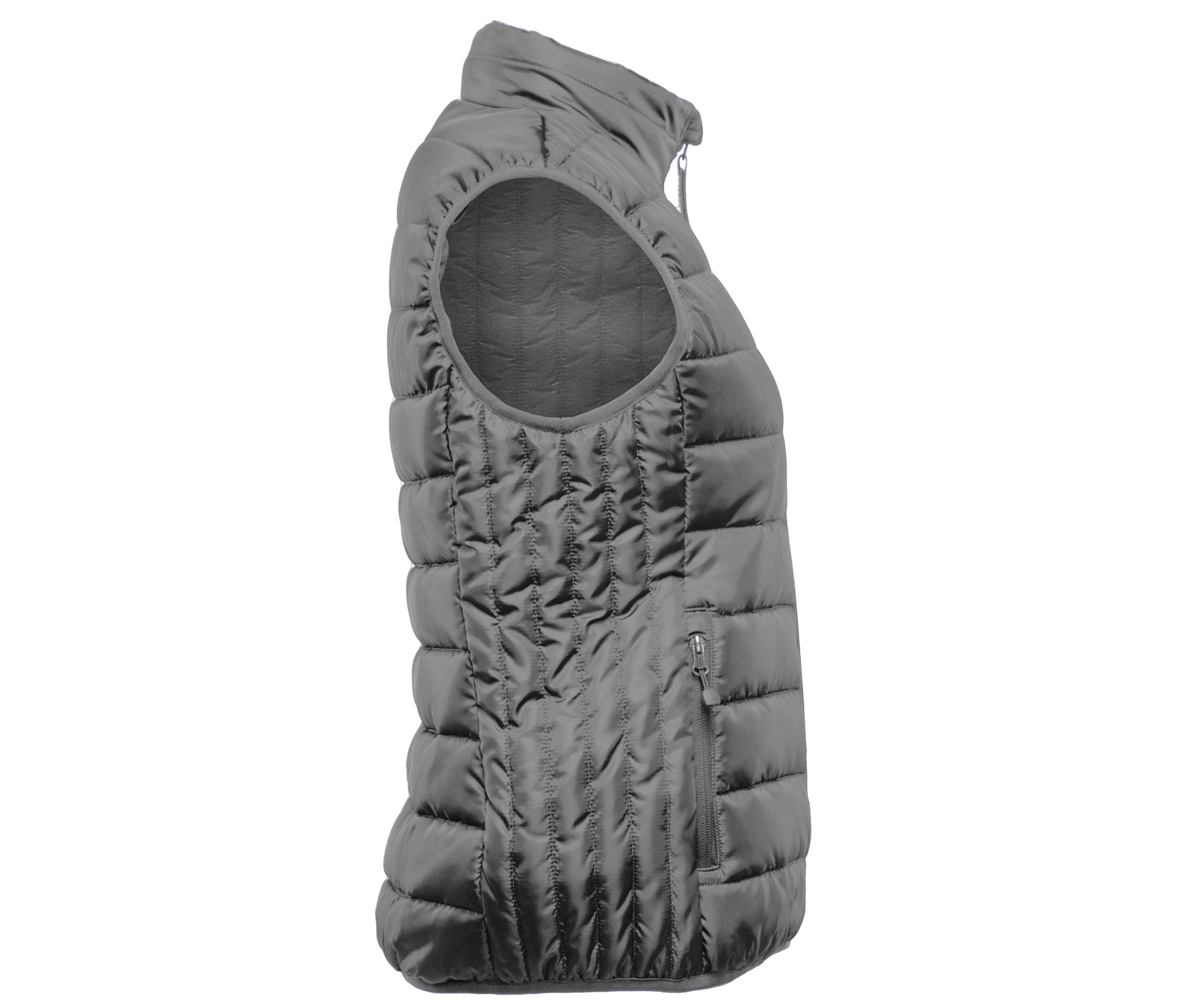 Bodywarmer Femme  en  Polyester Recyclé - Marl Light Grey