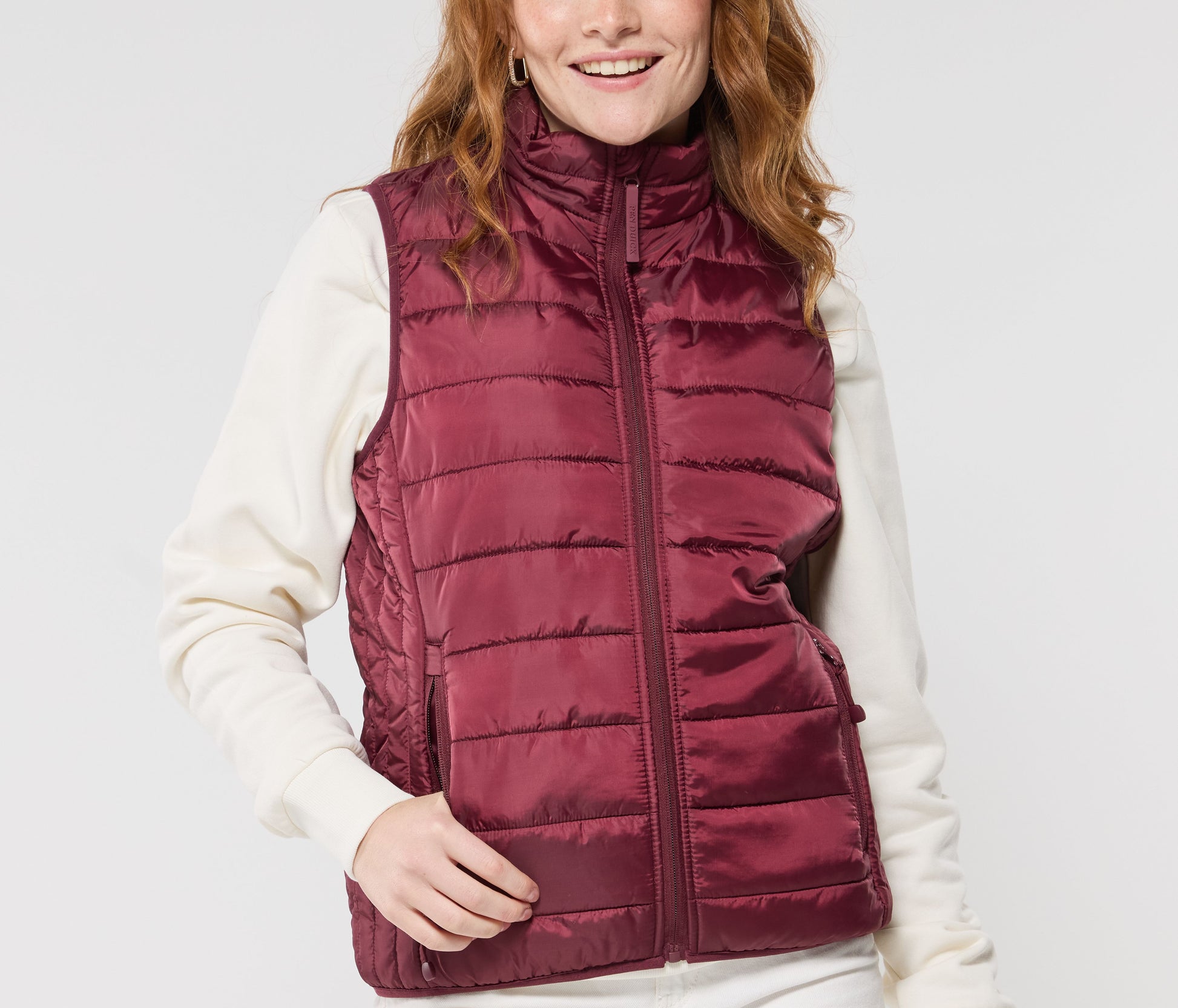 Bodywarmer femme  en  polyester recyclé