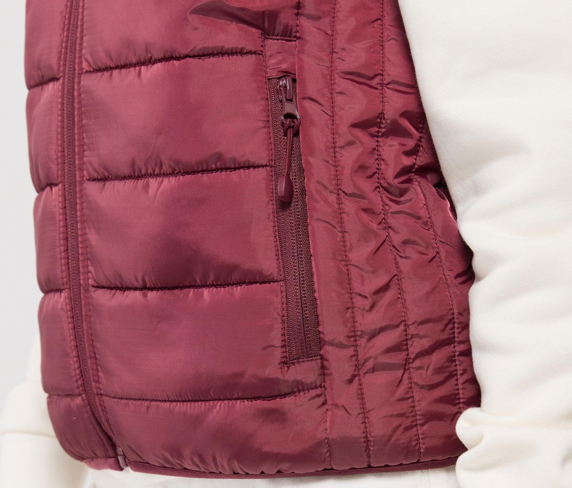 Bodywarmer femme  en  polyester recyclé