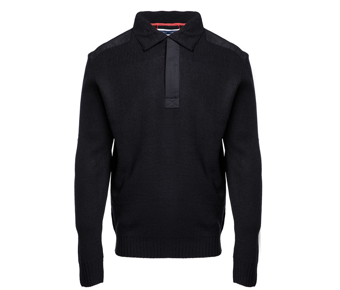 Pull Col Polo - Navy