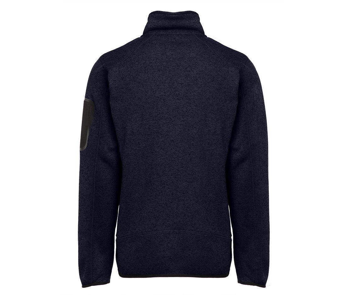 Veste Polaire Tricotée Homme - Heather Black