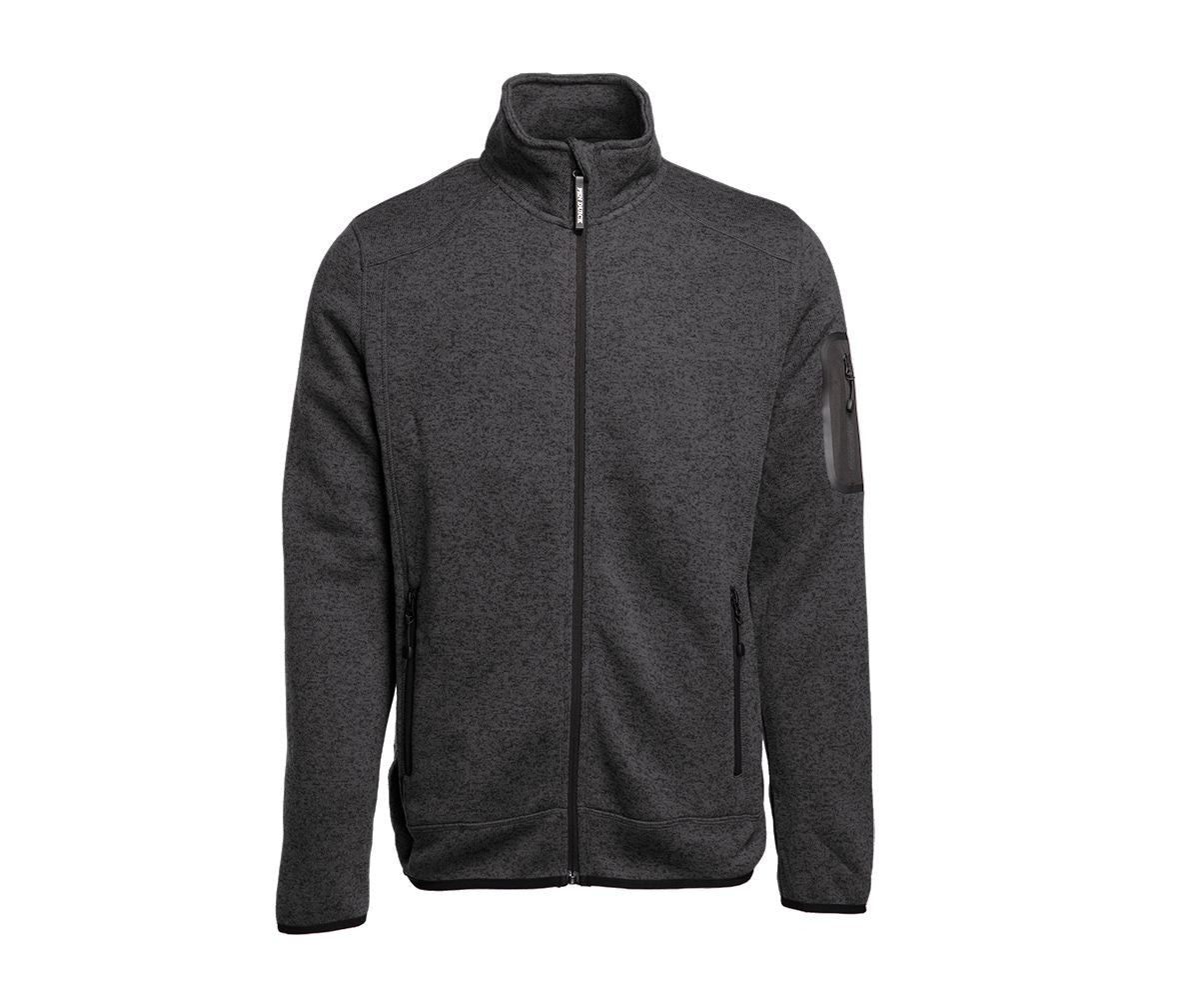 Veste Polaire Tricotée Homme - Heather Dark Grey