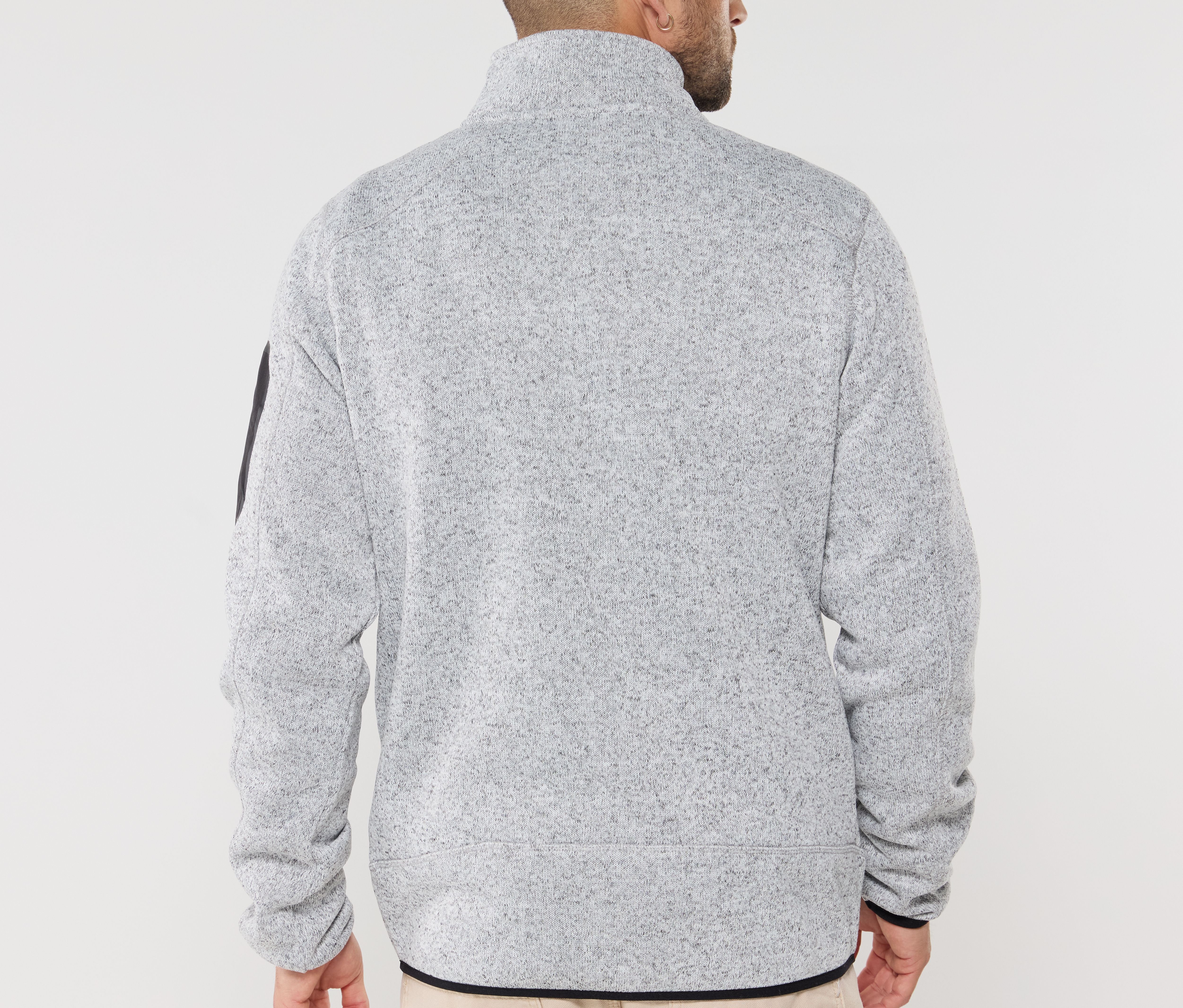 Veste polaire tricotée homme