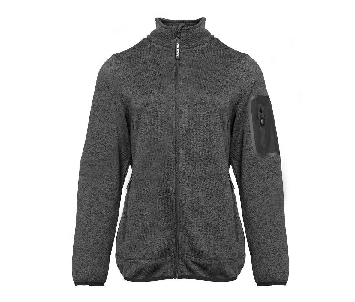 Veste Polaire Tricotée Femme - Heather Dark Grey