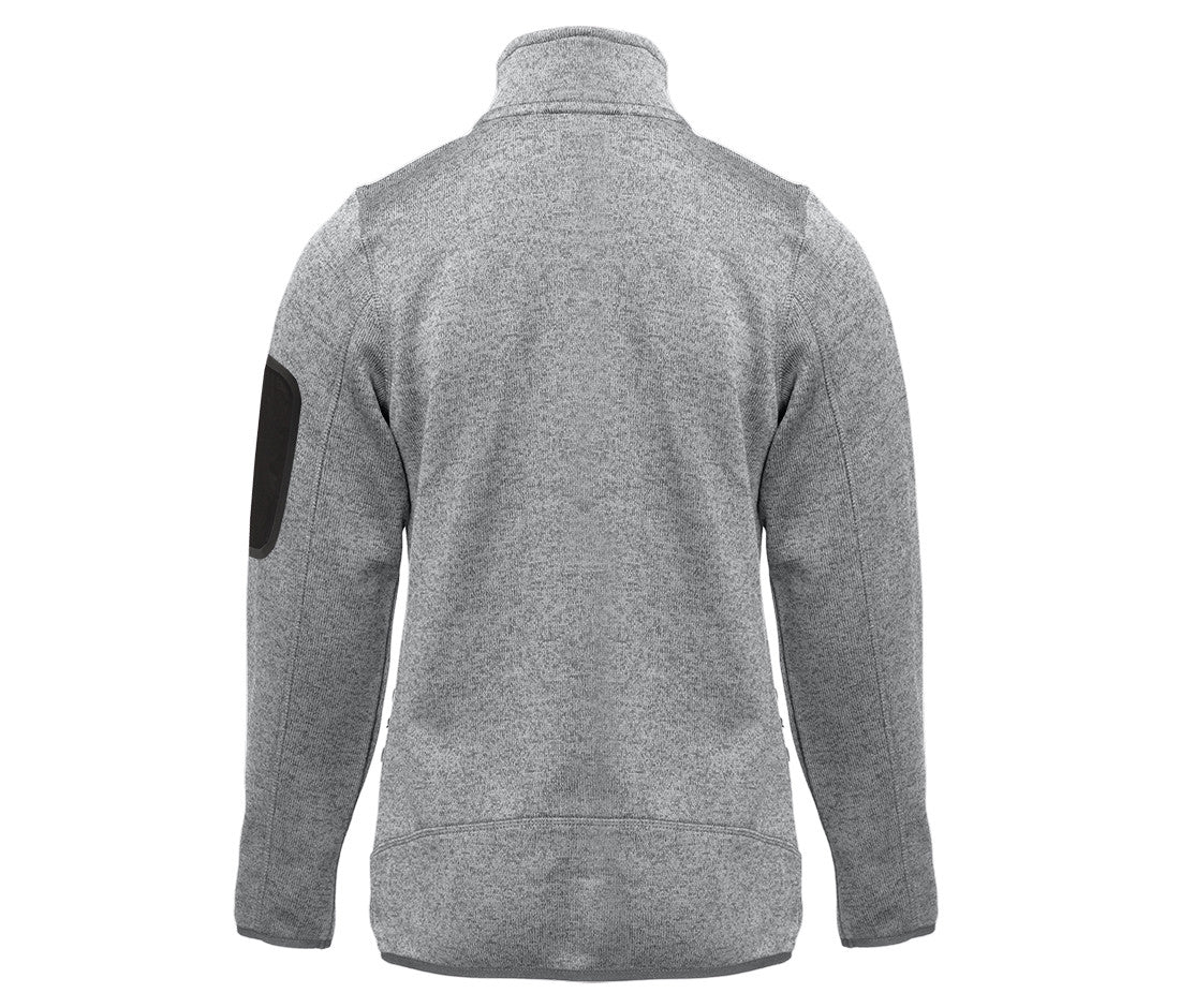 Veste Polaire Tricotée Femme - Heather Light Grey