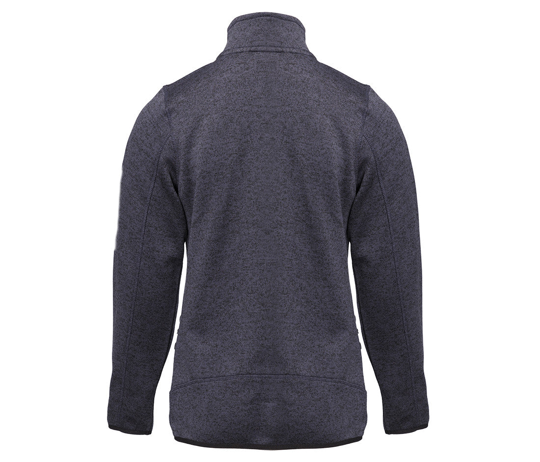 Veste Polaire Tricotée Femme - Heather Navy