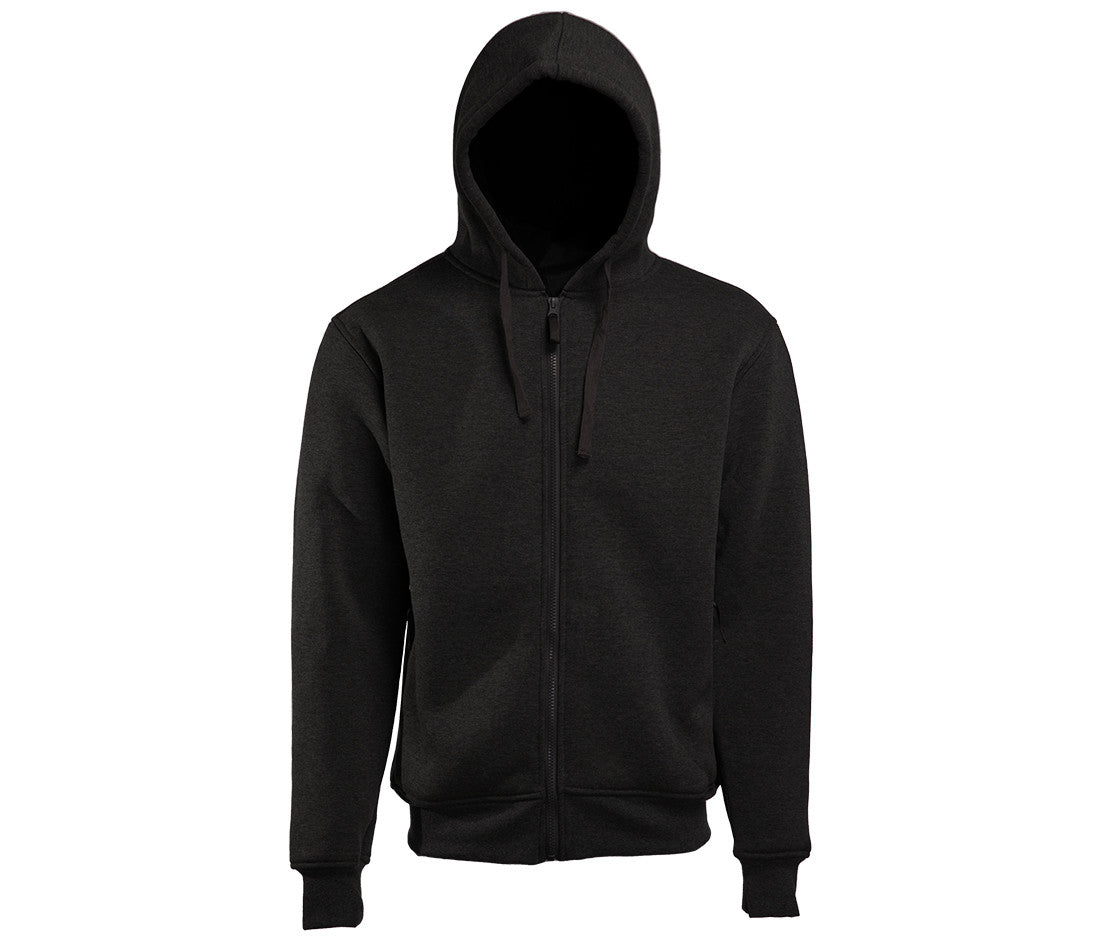 Sweat Capuche Zippé Doublé Polaire Sherpa - Black