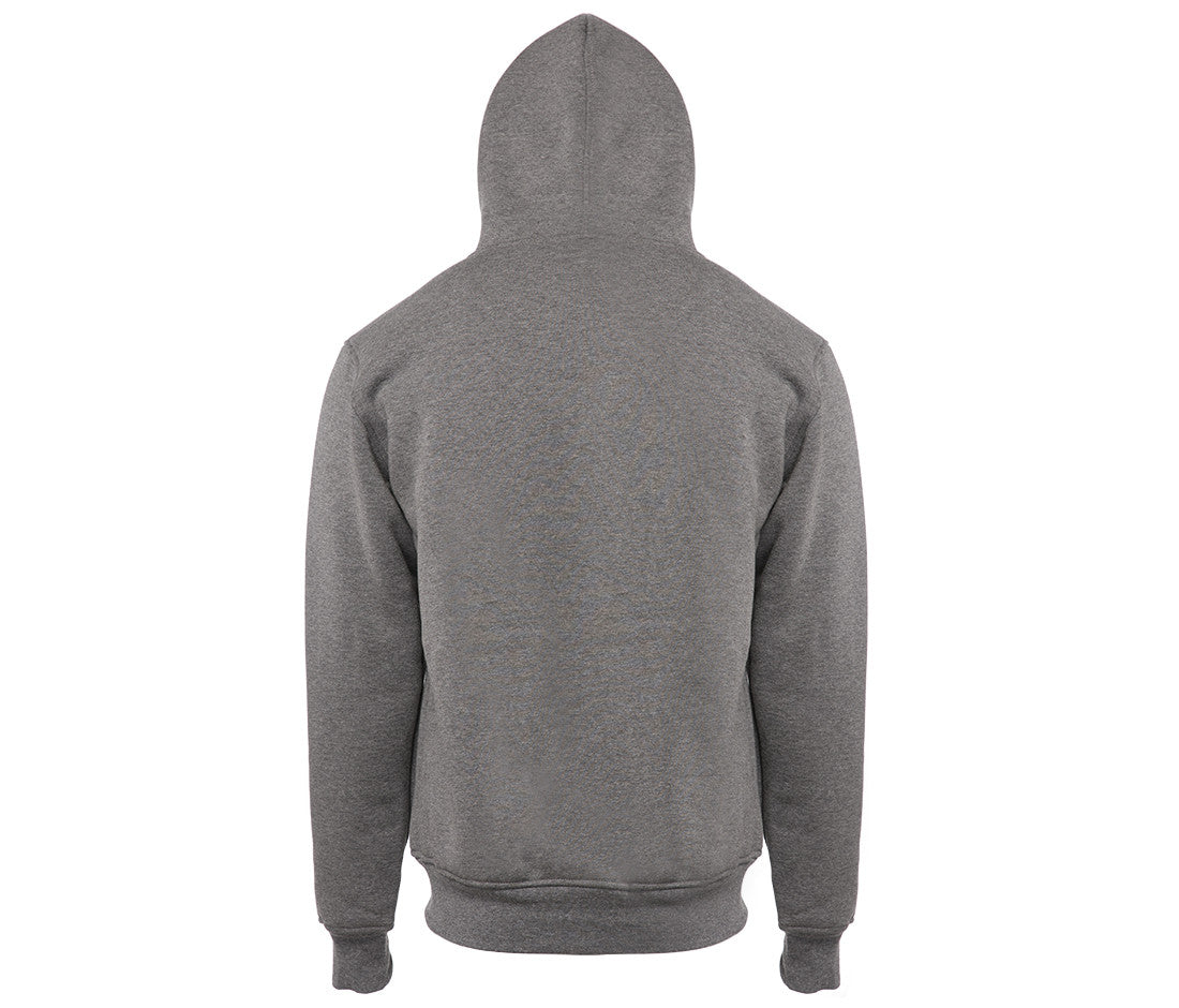 Sweat Capuche Zippé Doublé Polaire Sherpa - Heather Grey