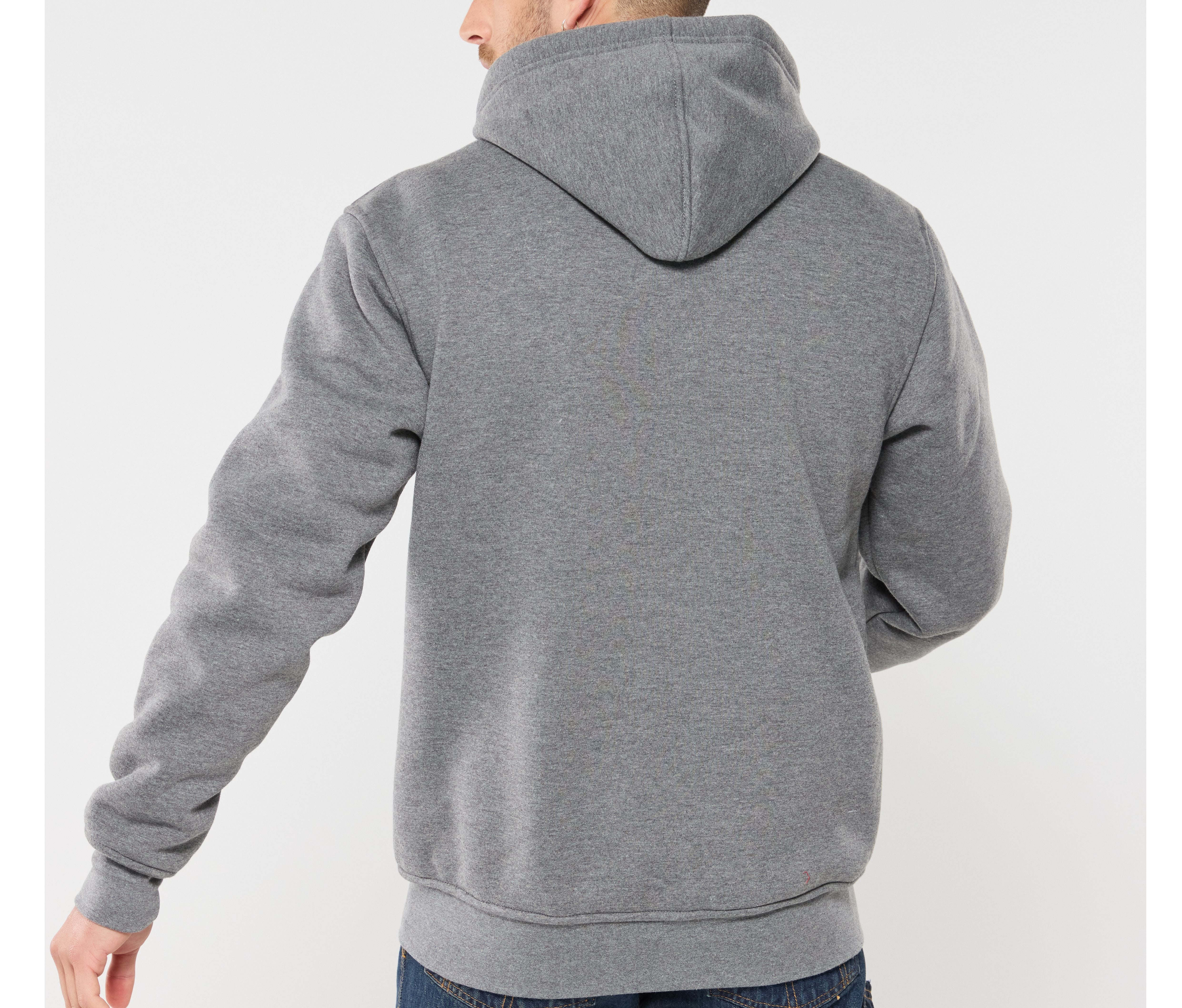 Sweat capuche zippé doublé polaire sherpa