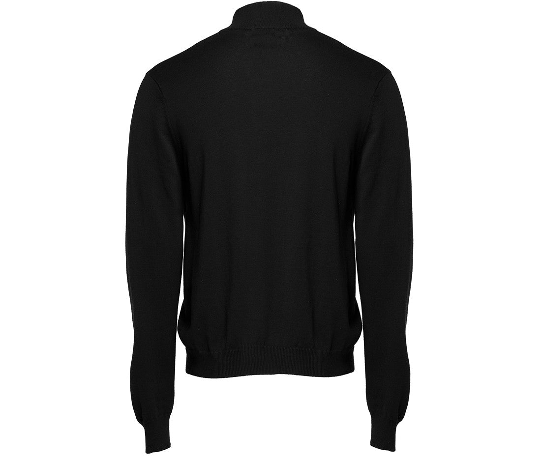 Pull Col Zippé - Black