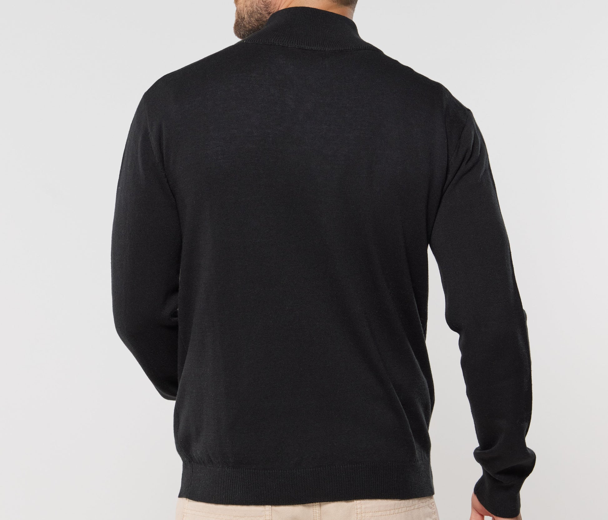 Pull col zippé