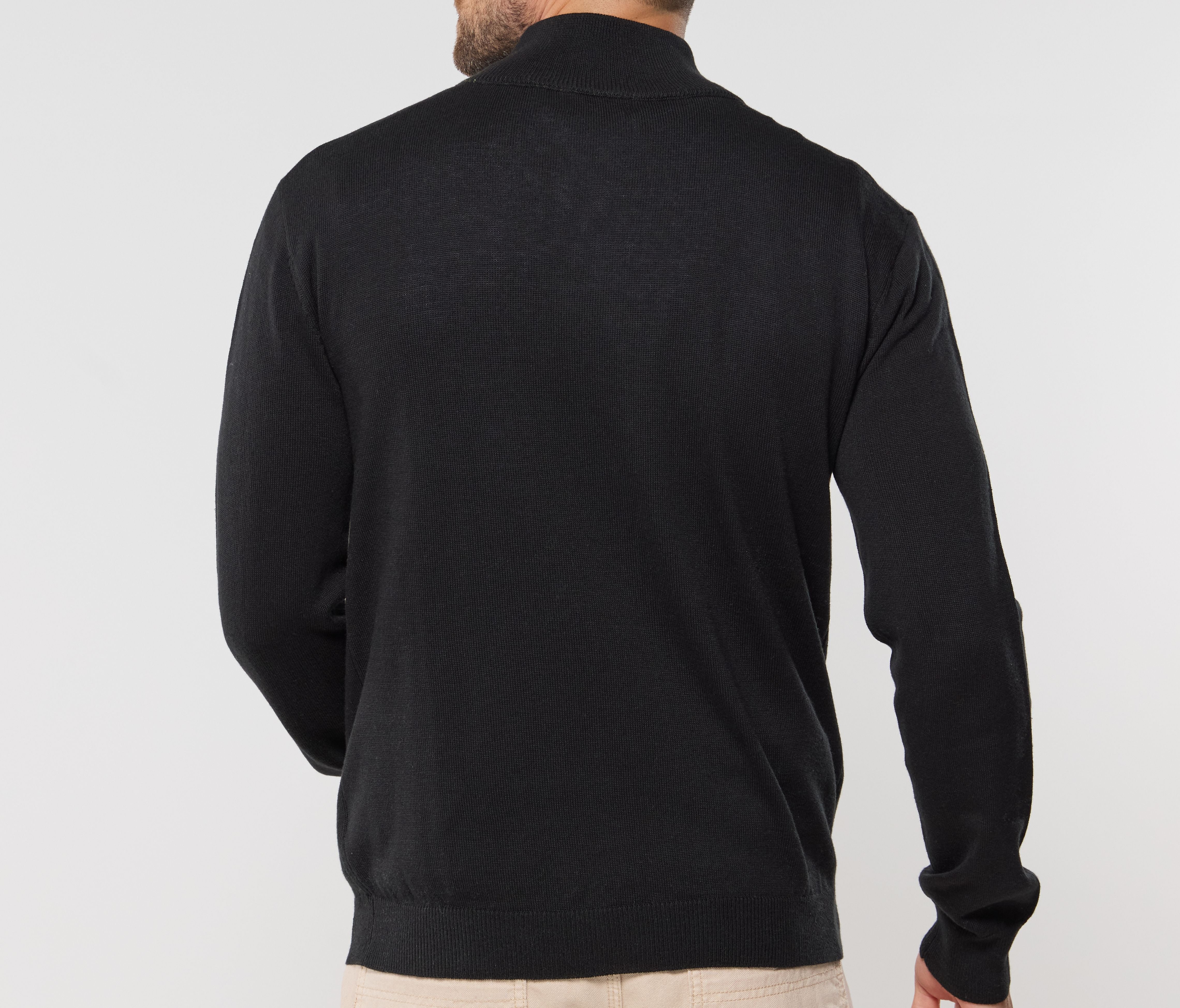 Pull col zippé