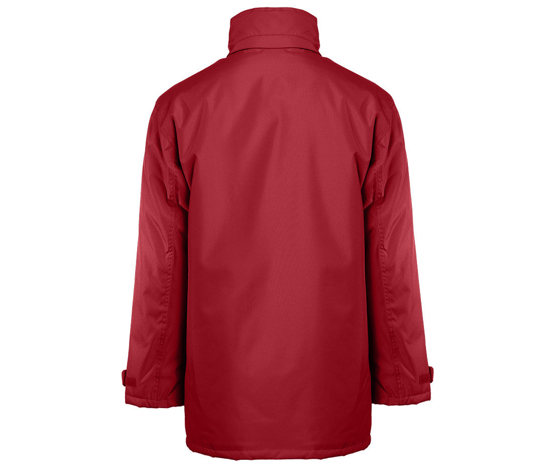 Parka Matelassée Doublée Polaire - Red/polaire Red