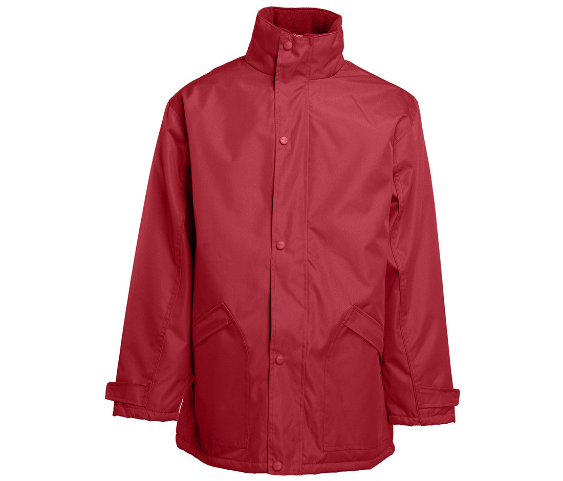 Parka Matelassée Doublée Polaire - Red/polaire Red