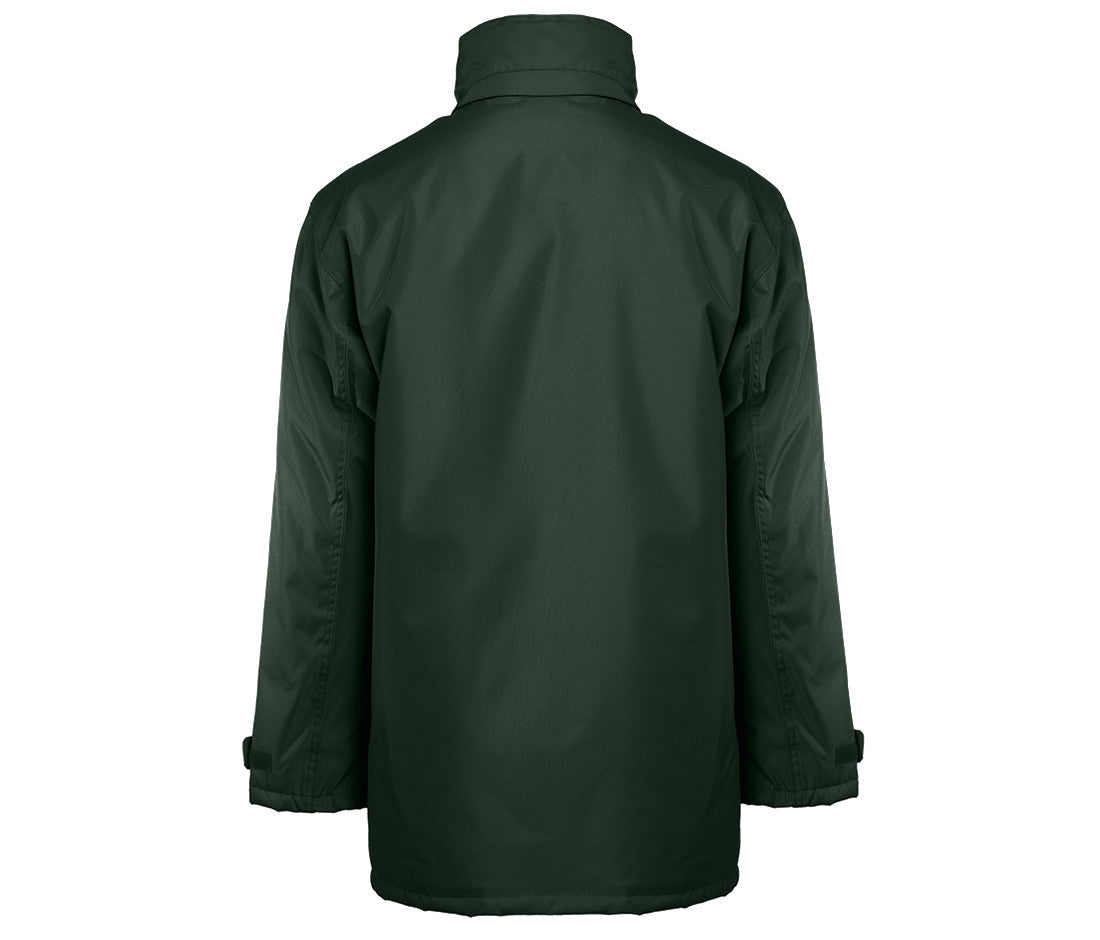 Parka Matelassée Doublée Polaire - Forest Green/polaire Black