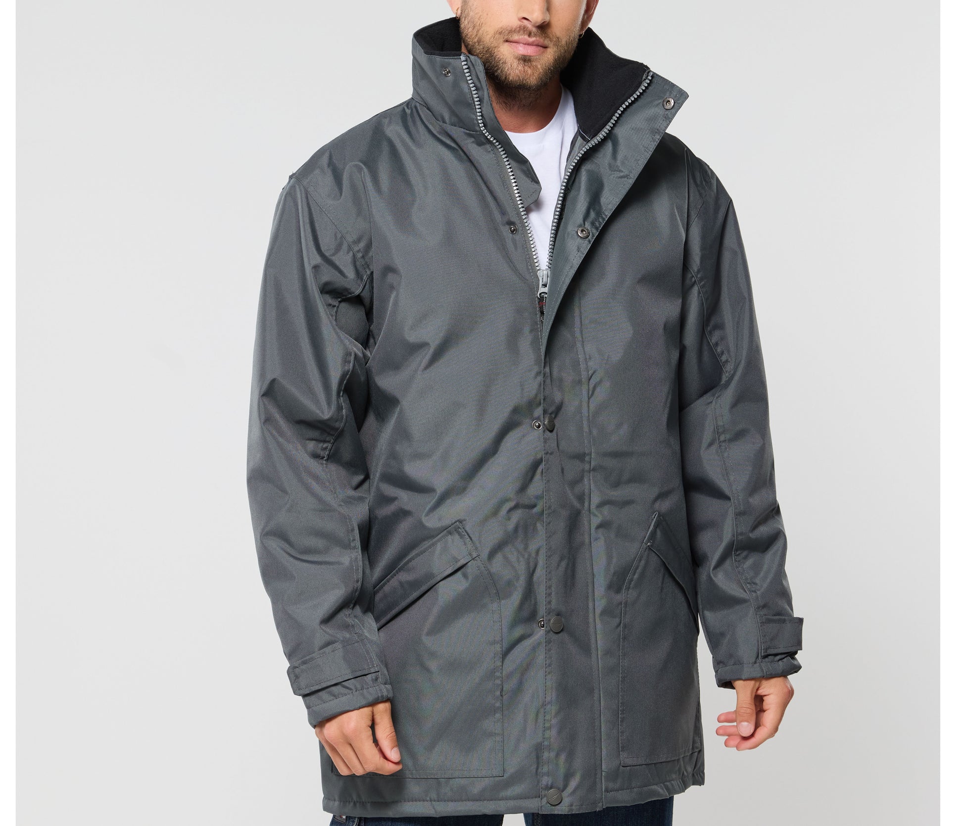 Parka matelassée doublée polaire