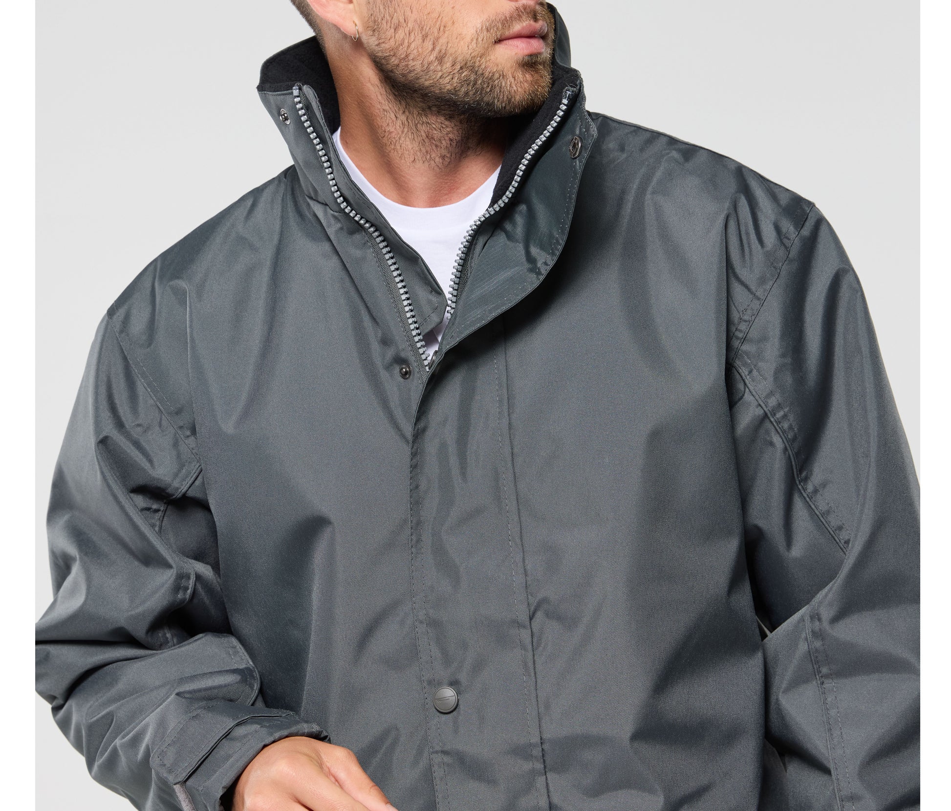 Parka matelassée doublée polaire