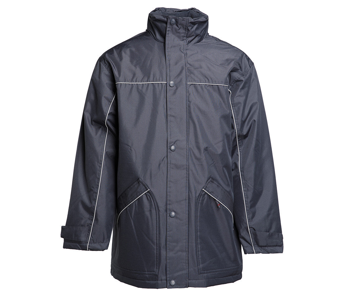 Parka Avec Passepoil Réfléchissant - Navy