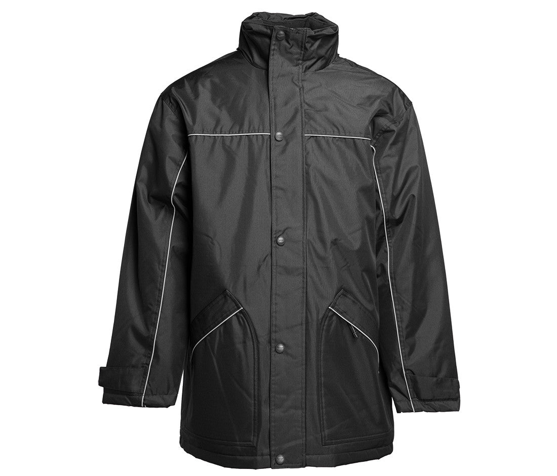 Parka Avec Passepoil Réfléchissant - Black