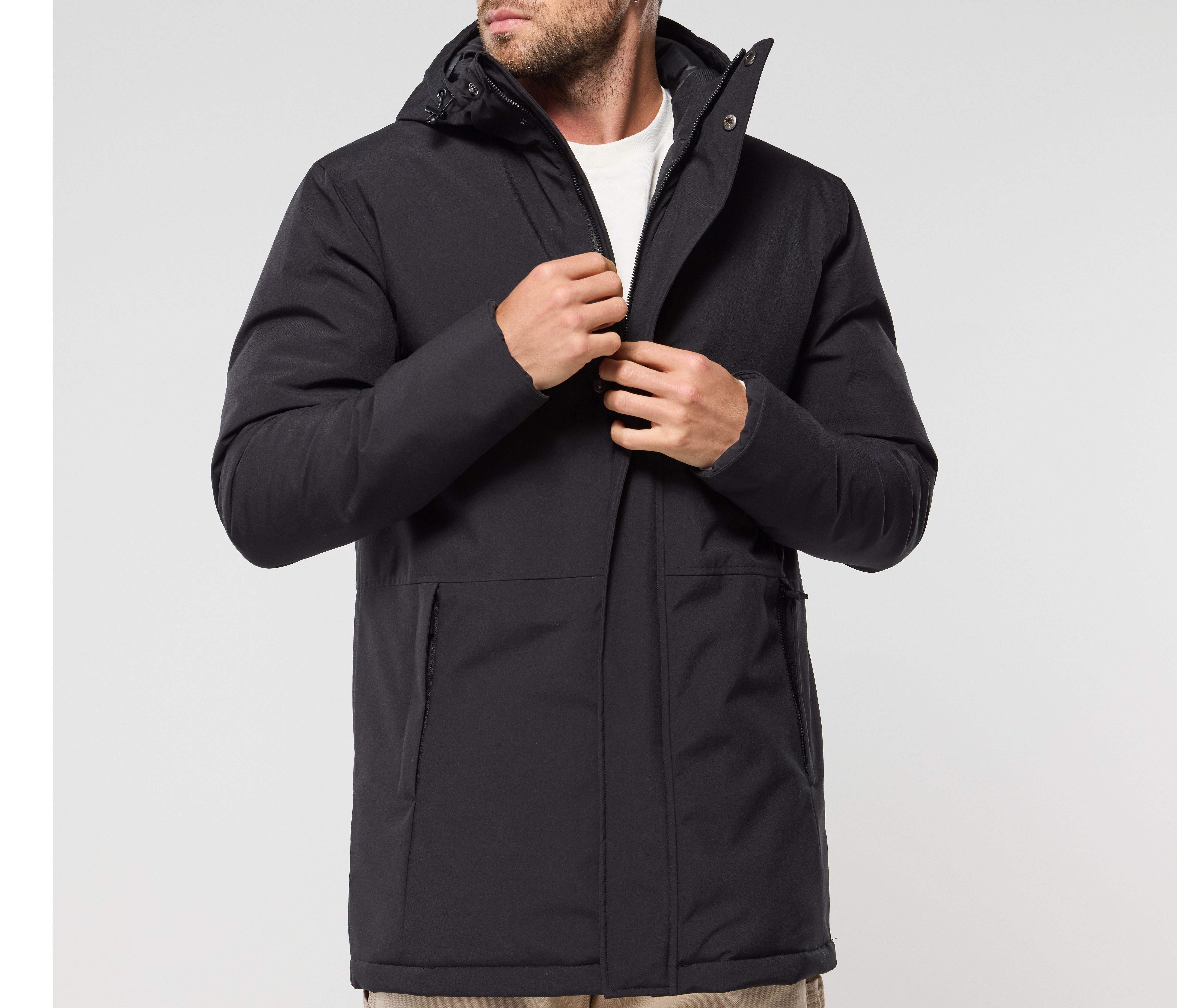 Parka chaude et légère