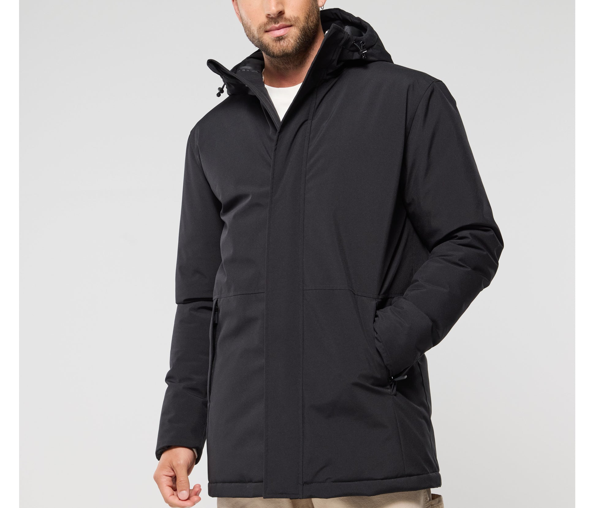 Parka chaude et légère