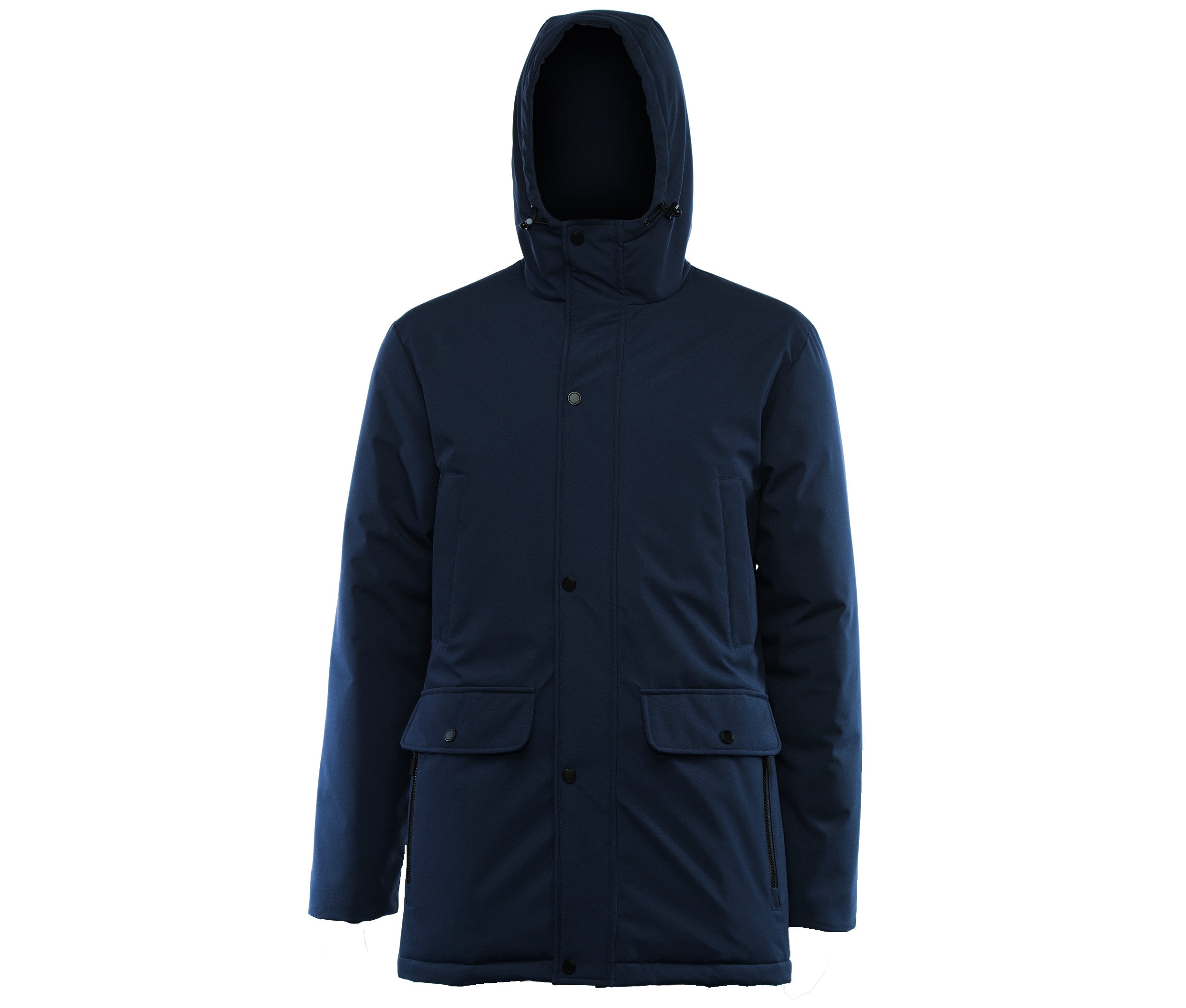 Parka Multipoches Chaude et Légère - Navy