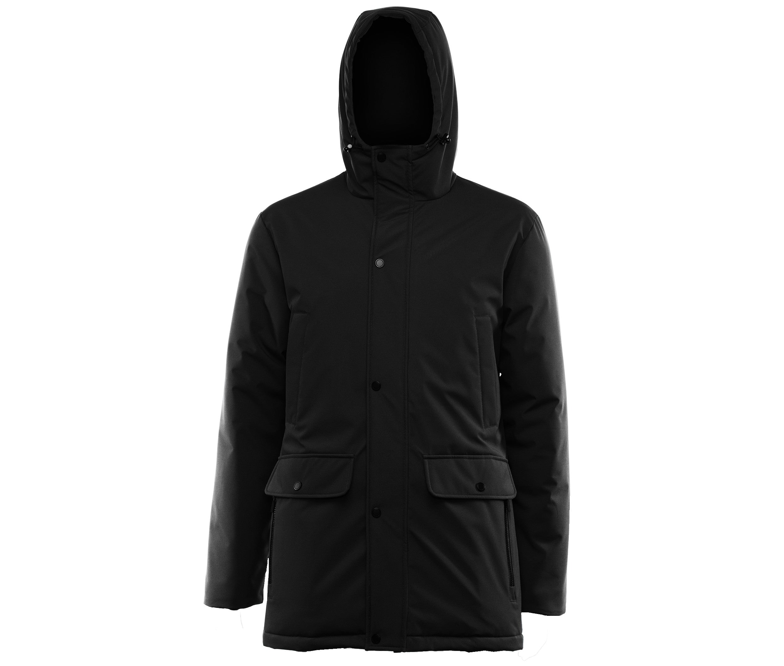 Parka Multipoches Chaude et Légère - Black
