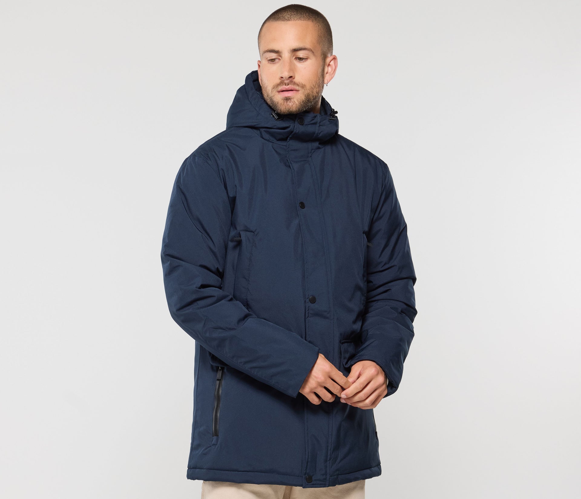Parka multipoches chaude et légère