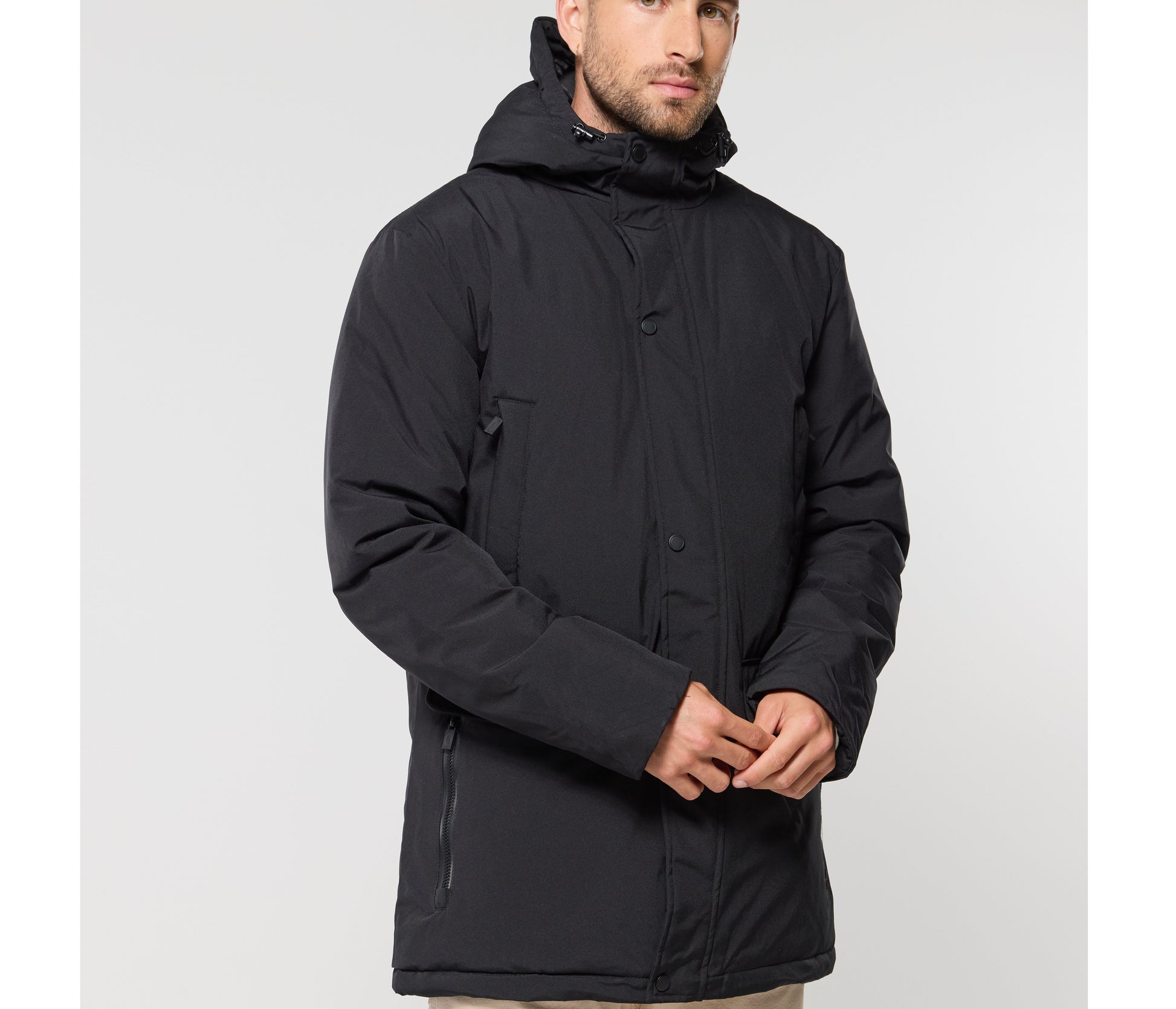 Parka multipoches chaude et légère